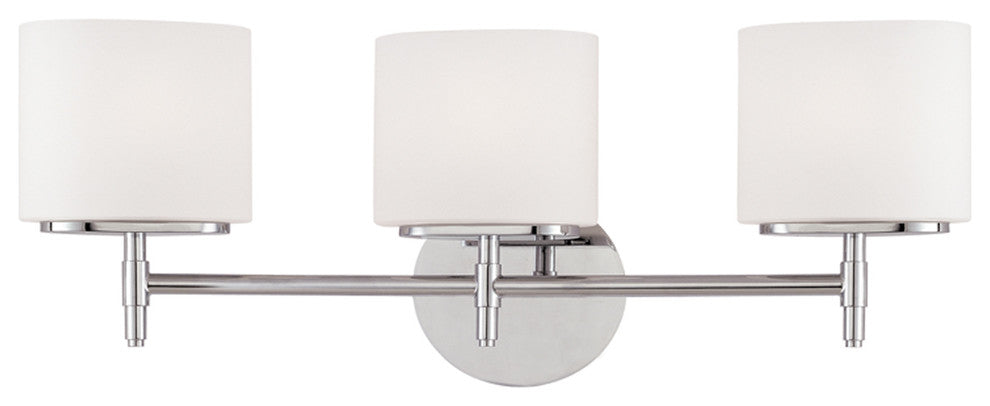 Trinity 3-Light Bath Bracket, Polished Chrome