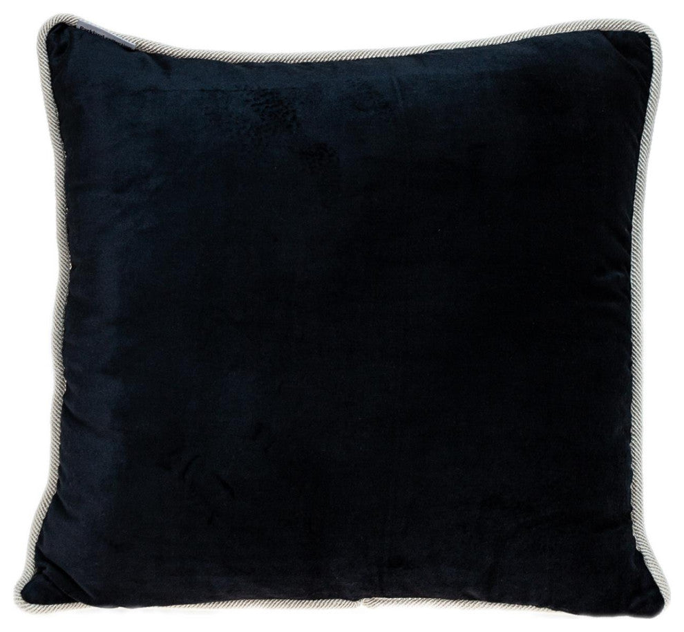 Parkland Collection Maia White Throw Pillow, Square
