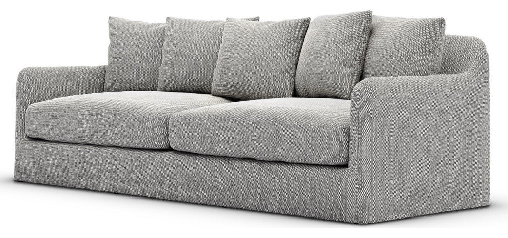 Dade Outdoor Sofa-90"-Faye Ash