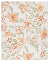 Safavieh Sunrise Collection SUN671 Indoor-Outdoor Rug, Ivory/Rust Sage, 8'x10'