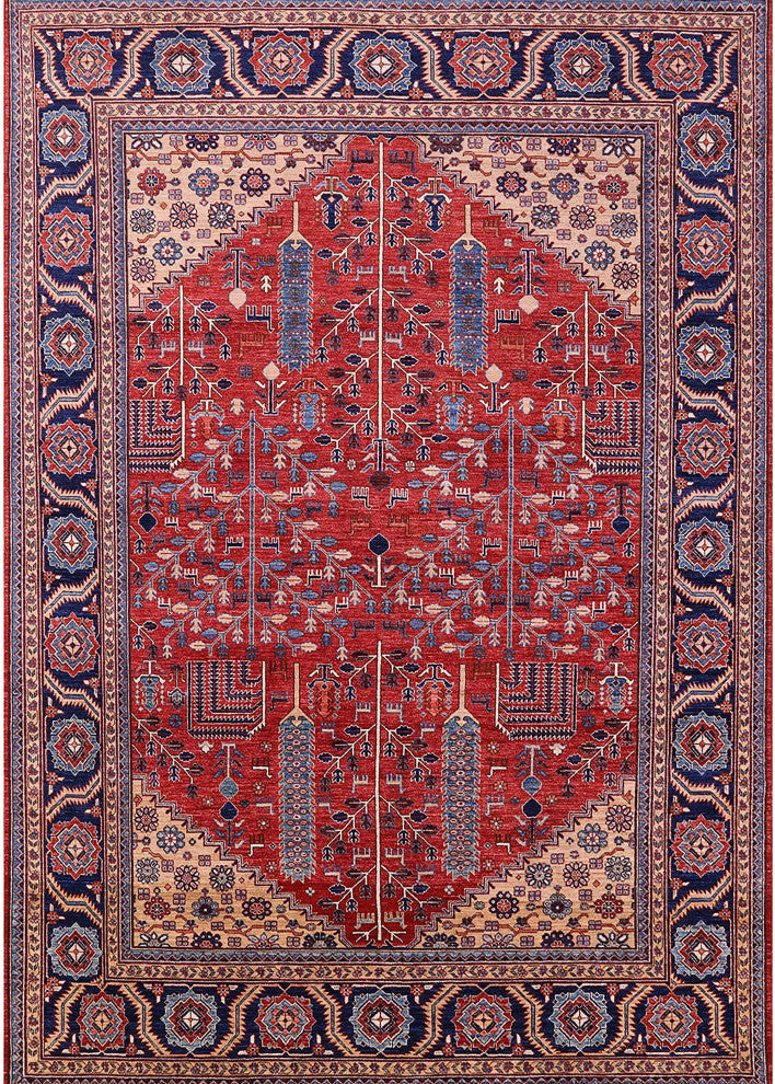 Ahgly Company Indoor Rectangle Mid-Century Modern Area Rugs, 4' x 6'