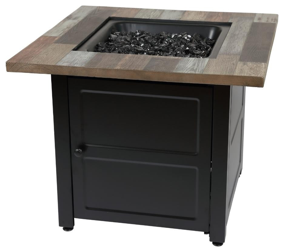 Endless Summer Cayden 30" Square LP Fire Pit Table