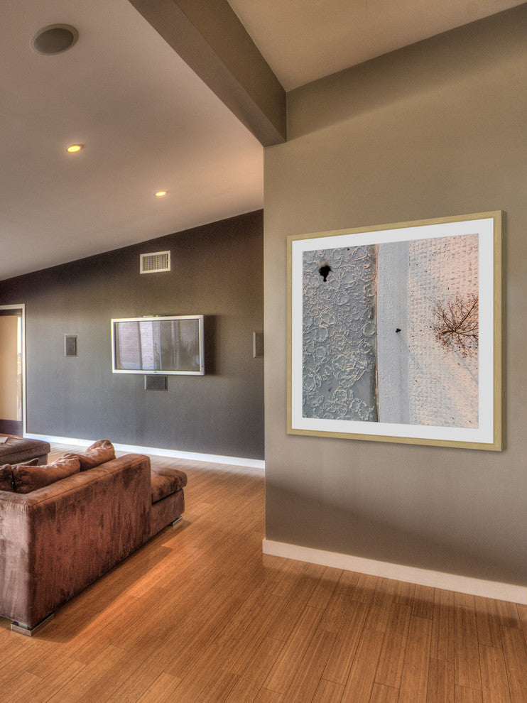 "Splotchy Land" Framed Print by Karolis Janulis