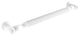 24" Grab Bar Reeded, Matte White