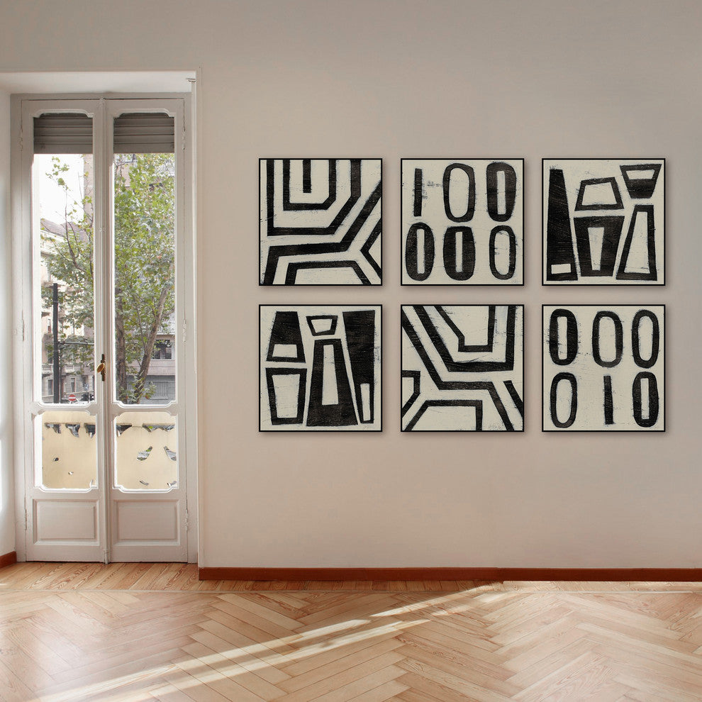 Symbols Hexaptych, 36x24