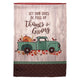 Garden Print Flag, Thanks A Giving Truck, 13"x18"