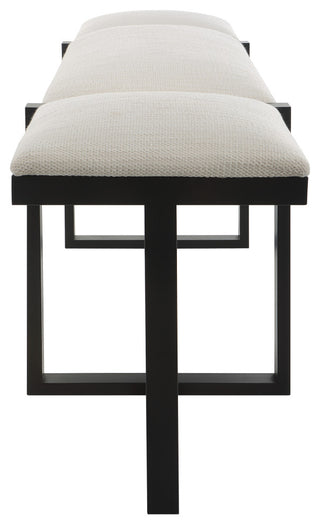 Uttermost Triple Cloud Modern Upholstered bench