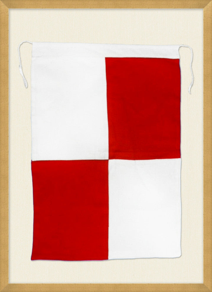 Nautical Flag U, Shadowbox
