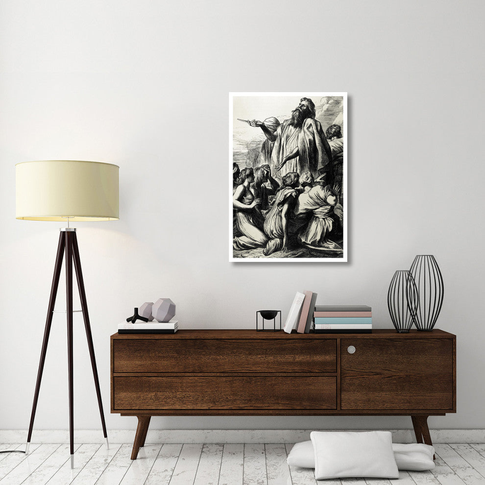 "Samuel Rescues Israel" Digital Paper Print by George Frederick Watts, 29"x42"