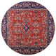 Ahgly Company Indoor Round Mid-Century Modern Area Rugs, 5' Round