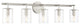 Hailie Vanity 5  Light  Satin Nickel
