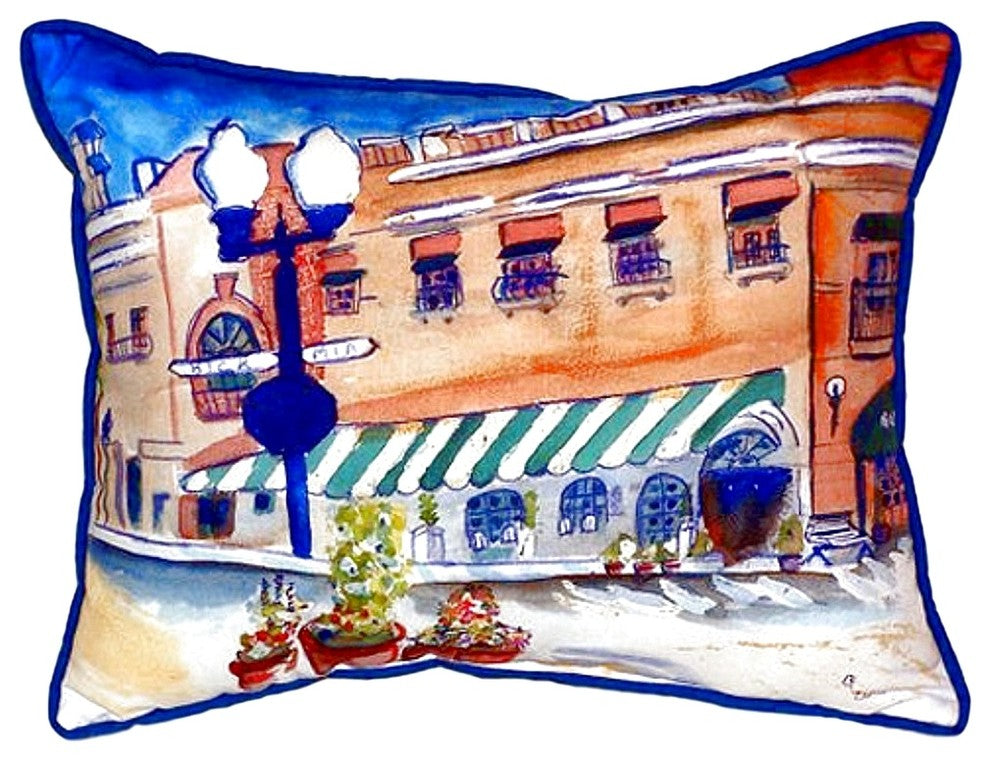 Canal Street Extra Large Zippered Pillow 20x24