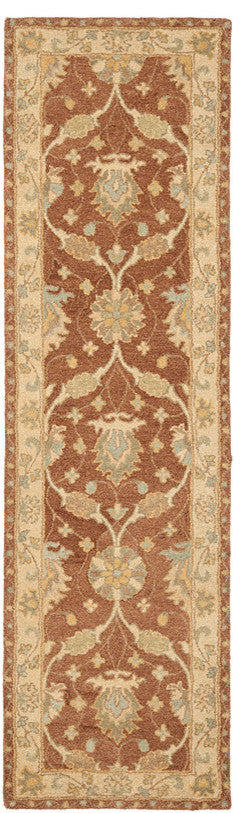 Safavieh Antiquities at315a Rug, Brown/Taupe, 4'6"x6'6" Oval