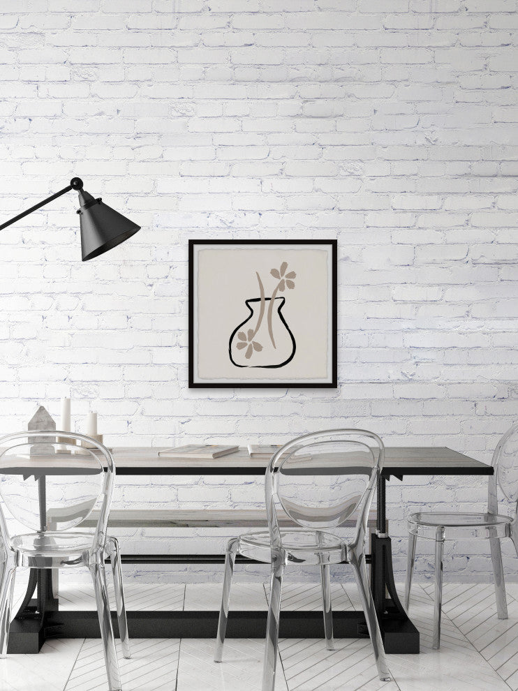 "End to End" Framed Painting Print, 12x12