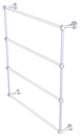 Pacific Beach 4 Tier 30" Ladder Towel Bar with Dotted Accents, Satin Chrome