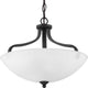 Progress Lighting Laird Three Light Semi-Flush Convertible P350136-020