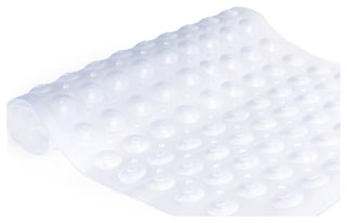 Microban Protected Bubble Bath Mat, 26.75" L x 14.5" W, Frosted