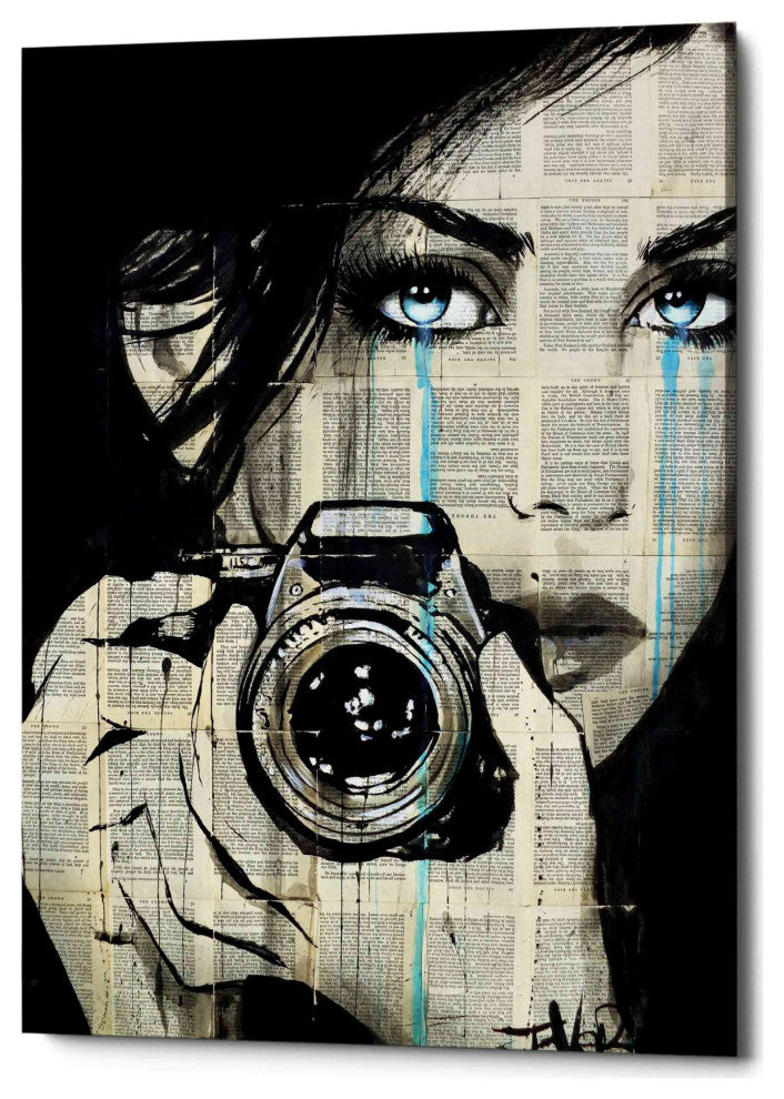 Epic Graffiti "Caught" by Loui Jover, Giclee Canvas Wall Art, 40"x60"
