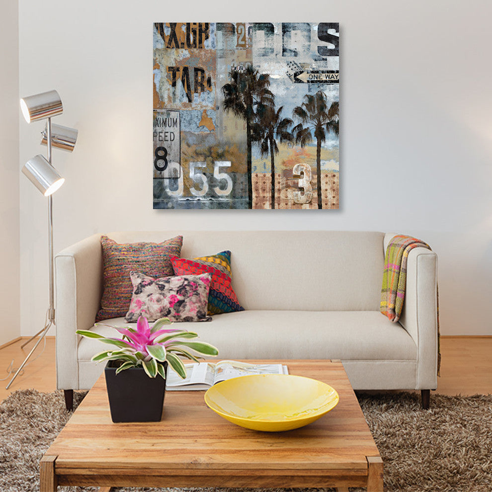 "Urban Textures" by Dylan Matthews, Canvas Print, 37"x37"