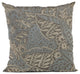 Plutus Blue Festive Jacquard Luxury Throw Pillow, 20"x26"