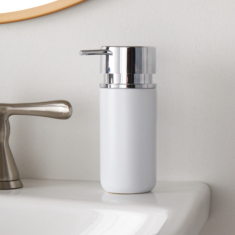 SKL Home Sorbet Lotion/Soap Dispenser in White