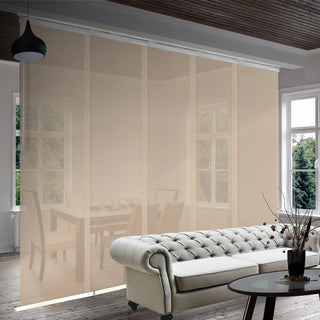 Maxene 5-Panel Track Extendable Vertical Blinds 58-110"W