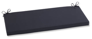 4' Bench Sunbrella Fabric Outdoor Cushion, Choose your Sunbrella Fabric, Canvas Black