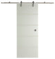 New Vision Contour Glass Barn Door Kit, 36"x80"