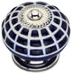 Ceramic Knob, 1-4/7'', Decorative Knob, Blue Drawer Cabinet Knob, 10-Pcs