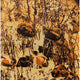 Ahgly Company Indoor Square Mid-Century Modern Area Rugs, 7' Square
