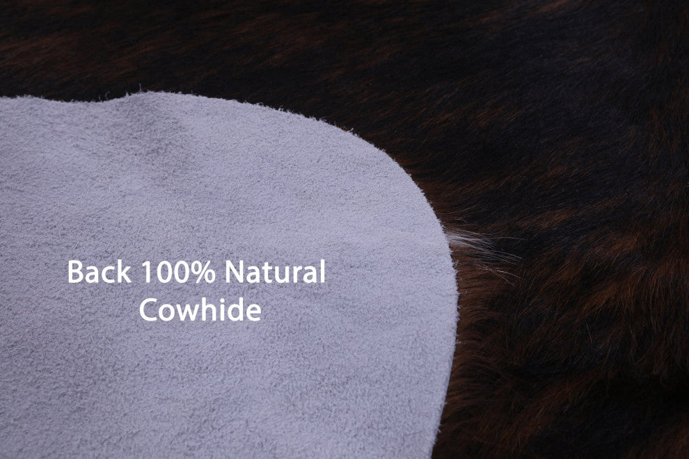 Brindle Natural Cowhide Rug 7' 1" X 6' 0" C2190