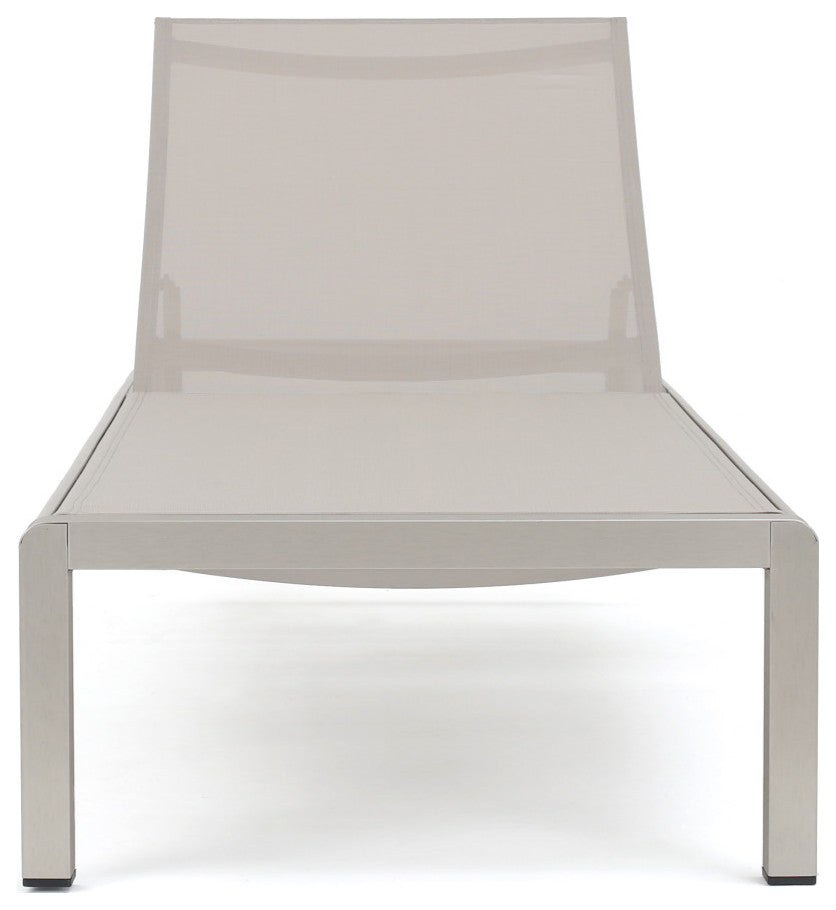 Cape Coral Outdoor Mesh Chaise Lounge, Set of 2