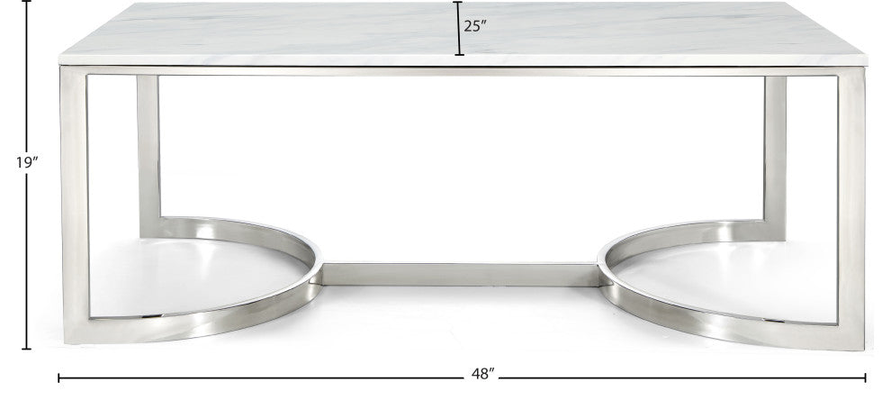 Copley Chrome Coffee table