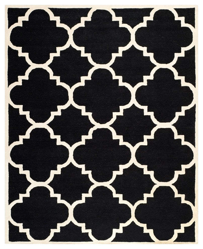 Safavieh Cambridge CAM140E 8' Square Black Rug