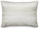 White Watercolor Waves 14x20 Indoor/Outdoor Pillow