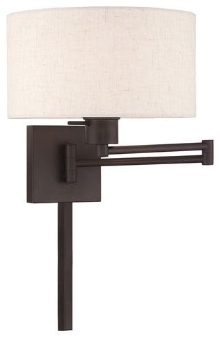 Livex Lighting Bronze 1-Light Swing Arm Wall Lamp