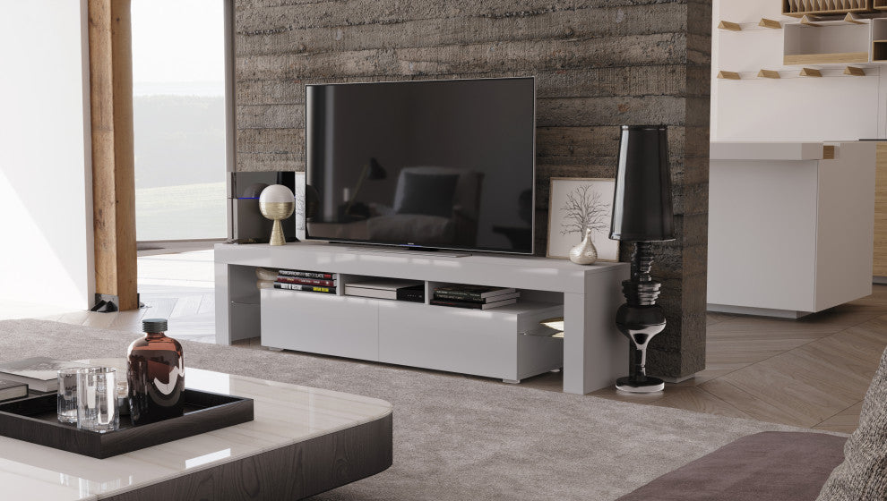 REVA 190 TV Stand, White