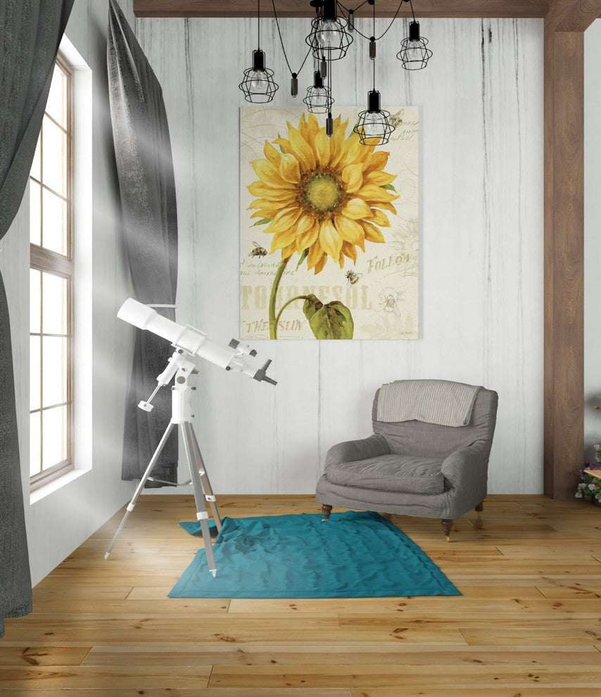 Epic Graffiti "Under The Sun I" by Lisa Audit, Giclee Canvas Wall Art, 26"x30"