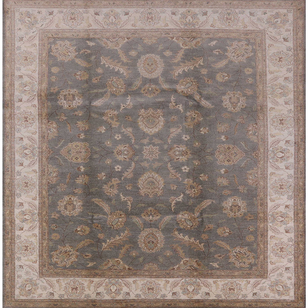 Ahgly Company Indoor Square Mid-Century Modern Area Rugs, 7' Square