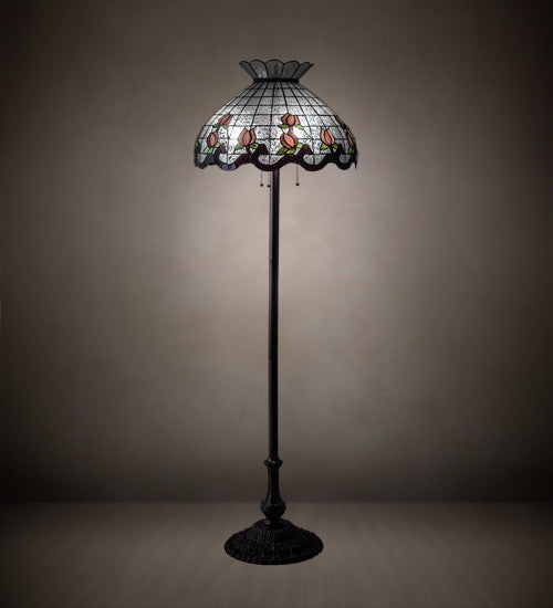 62 High Roseborder Floor Lamp
