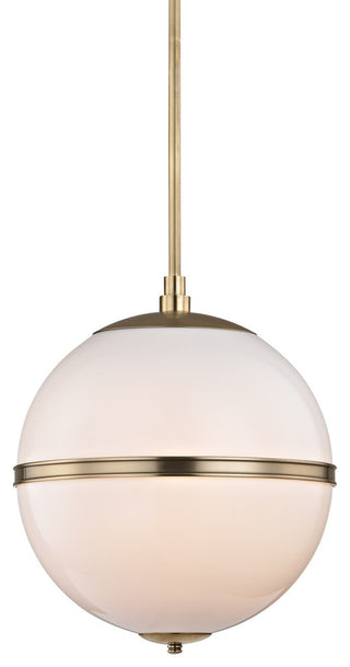 Truax 3-Light Mini Chandelier, Aged Brass