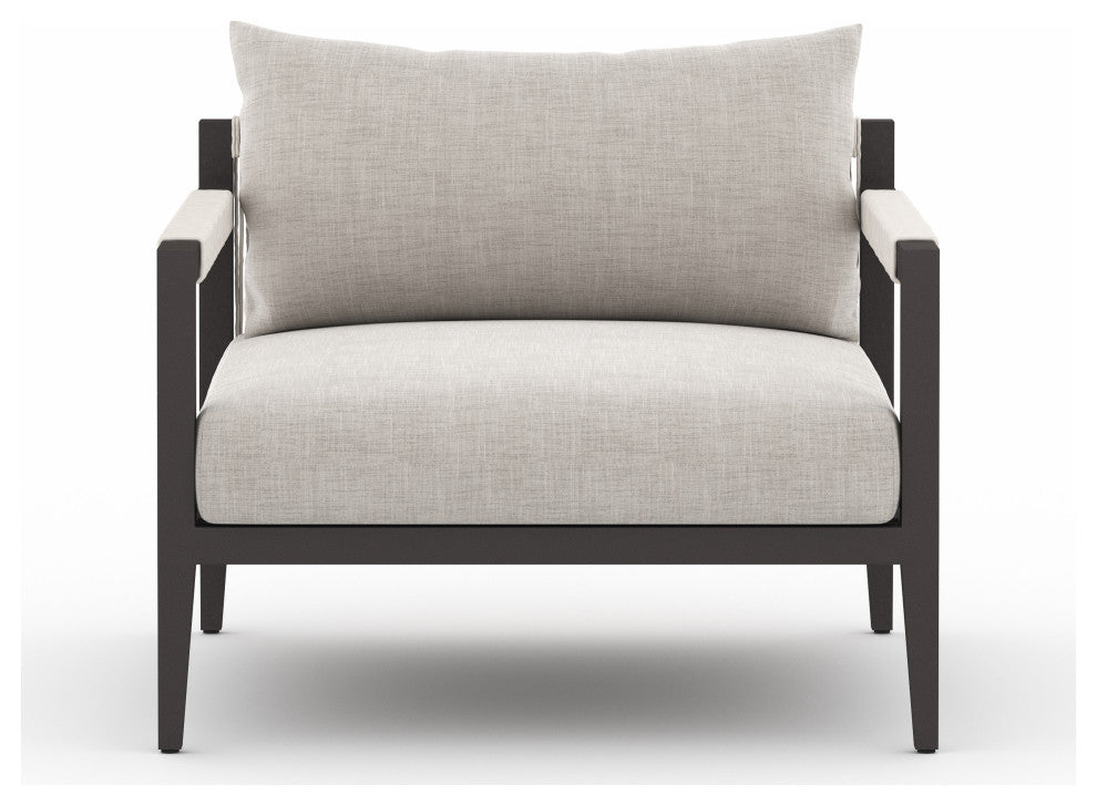 Sherwood Outdoor Chair-Bronze/Stone Grey