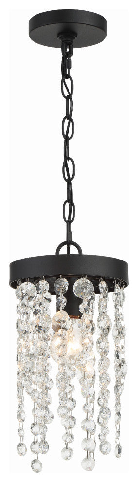 Winham 1-Light Black Forged Pendant