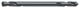 Double Ended Body Drill Bits, Set of 2