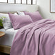 Bare Home Microfiber Duvet Cover & Sham Set, Lavender, King