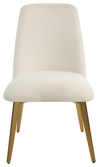 Uttermost 23262 Vantage 21"W Dining Chair - Brushed Brass