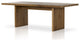 Eaton Dining Table-Amber Oak Resin