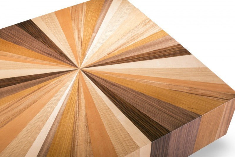 IE Series Sun Coffee Table, Mixed Wood