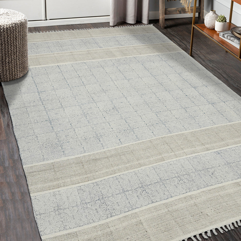 DUNE Cresa Area Rug, Blue, 7'6" x 10', Oriental