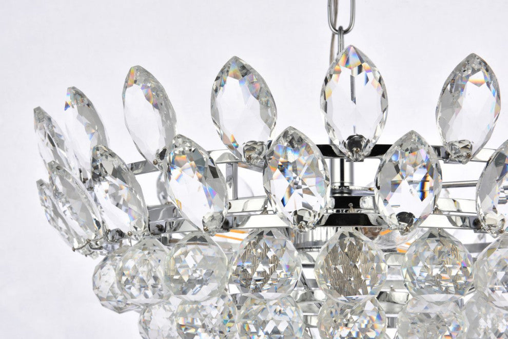 Eleana 18" Pendant, Chrome